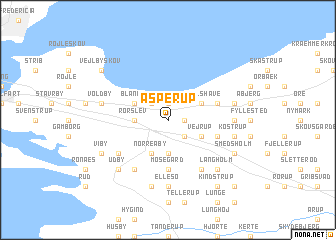 map of Asperup