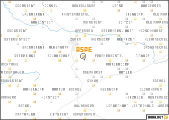 map of Aspe