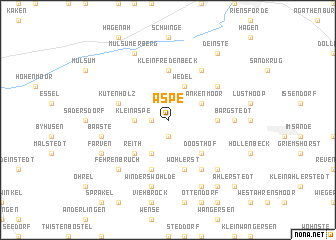 map of Aspe