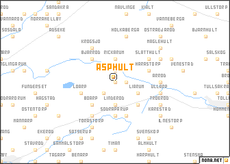 map of Äsphult