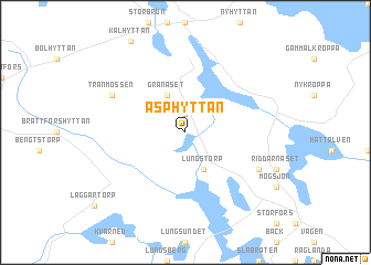 map of Asphyttan