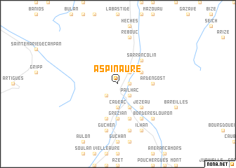 map of Aspin-Aure