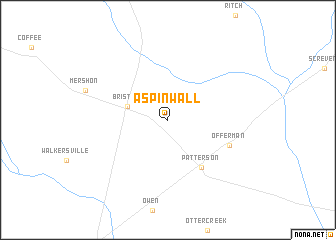 map of Aspinwall