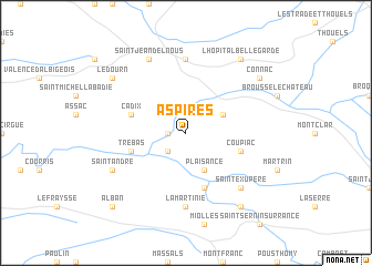 map of Aspires