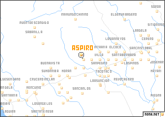 map of Aspiro