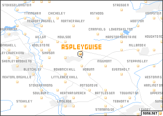 map of Aspley Guise