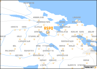 map of Aspö