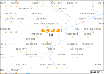 map of Aspremont