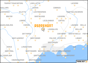 map of Aspremont