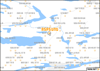 map of Aspsund