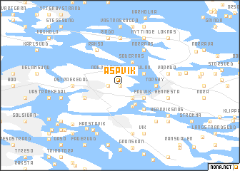 map of Aspvik