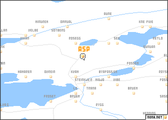 map of Asp