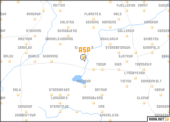 map of Asp