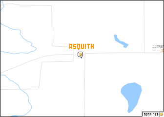 map of Asquith