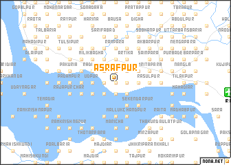 map of Āsrāfpur