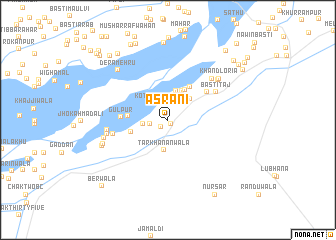 map of Asrāni