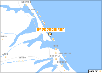 map of Asrār Banī Sa‘d