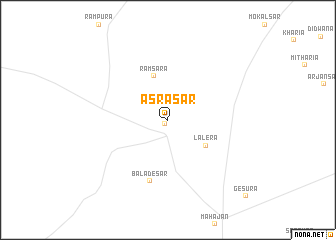 map of Asrasar