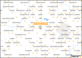 map of Asrimaso