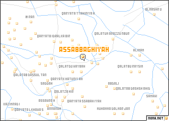 map of Aş Şabbāghīyah