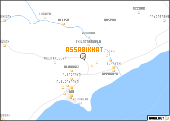 map of Aş Şabīkhāt