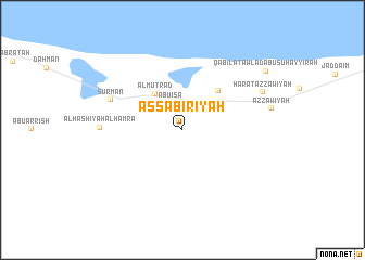 map of Aş Şābirīyah