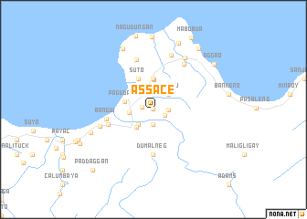 map of Assace