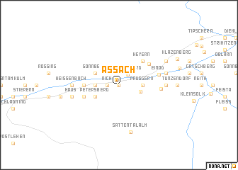 map of Assach