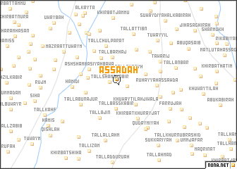 map of As Sādah