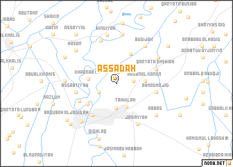 map of As Sādah