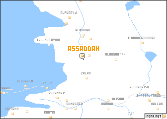 map of As Saddah