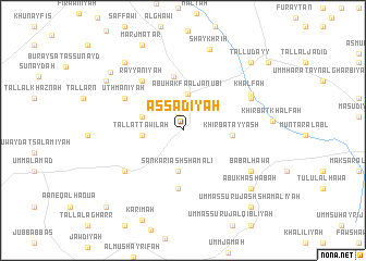 map of As Sa‘dīyah