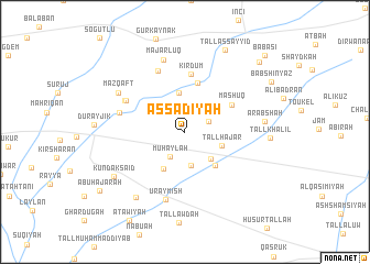 map of As Sa‘dīyah