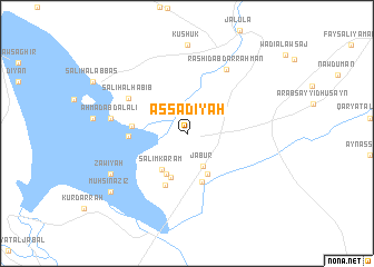 map of As Sa‘dīyah