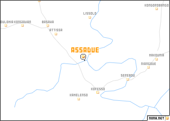 map of Assadué