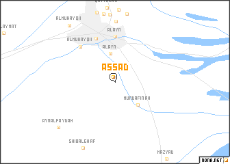 map of As Sād