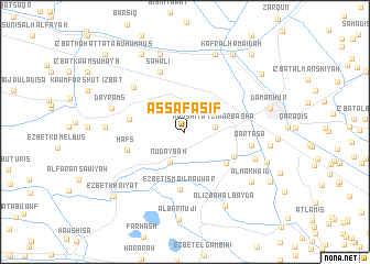 map of Aş Şafāşīf