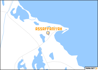 map of As Saffānīyah