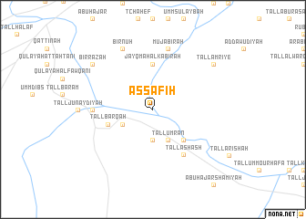 map of Aş Şāfiḩ