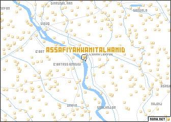 map of Aş Şāfīyah wa Mīt al Ḩamīd