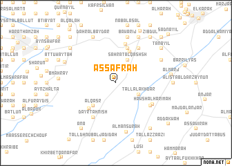 map of Aş Şafrah