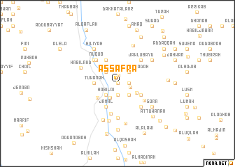 map of Aş Şafrāʼ