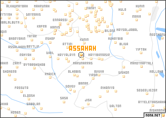 map of As Sāḩah