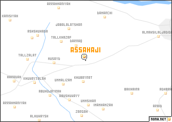 map of As Saḩājī
