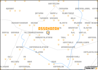 map of As Saḩārah