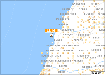 map of As Sahl