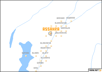 map of Aş Şaḩrāʼ