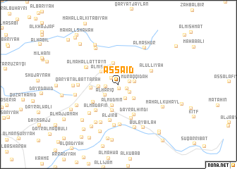 map of As Saīd