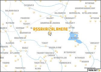 map of Assaka Izalamene