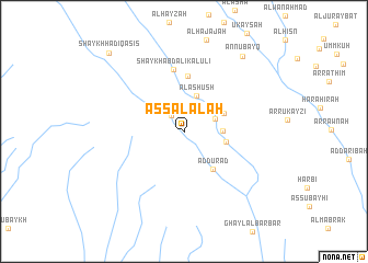 map of As Salālah